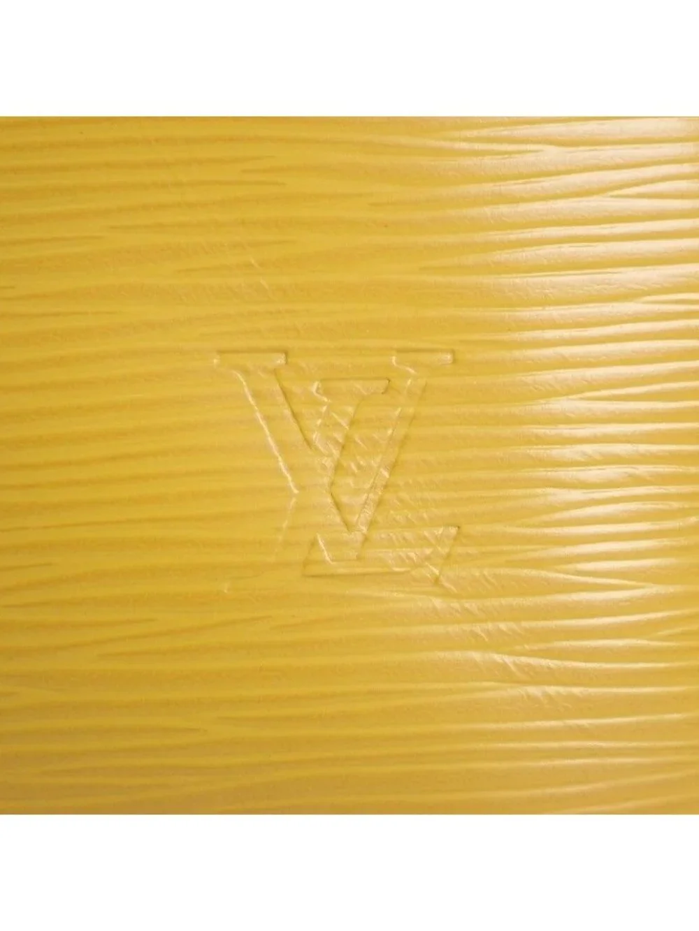 Louis Vuitton Alma PM Epi Handbag Citron Yellow Silver